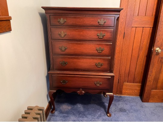 Vintage Kindel Queen Anne Style Highboy