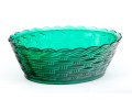 Fantastic Moulded Glass Turkey Form Covered Bowl