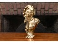 Georges Van Der Straeten (Belgian, 1856-1941) Young Woman With Kerchief Bronze Bust