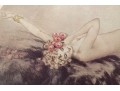 Louis Icart (French, 1888-1950) Nude Woman Print
