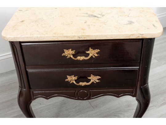 Queen Anne Night Stands With Stone Tops