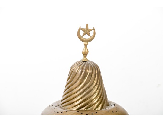 Vintage Middle Eastern Brass Brazier