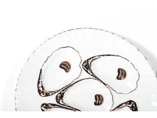 Registrirt Porcelain Oyster Plates