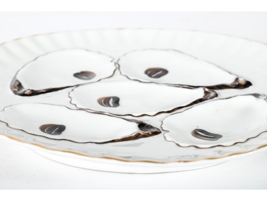 Registrirt Porcelain Oyster Plates