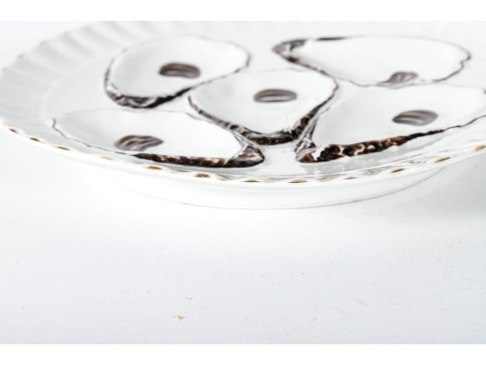 Registrirt Porcelain Oyster Plates