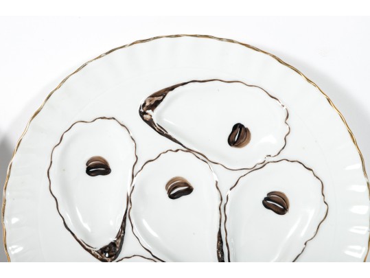 Registrirt Porcelain Oyster Plates