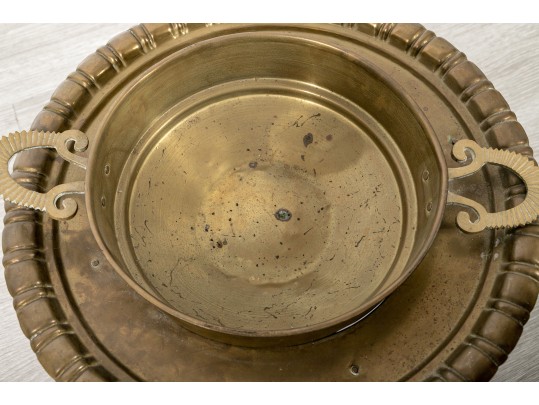 Vintage Middle Eastern Brass Brazier