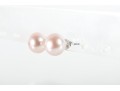 Sterling Silver Pale Pink Cultured Pearl Stud Earrings