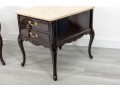 Queen Anne Night Stands With Stone Tops