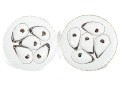Registrirt Porcelain Oyster Plates
