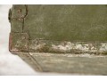 Military Green Campaign Metal Travel Trunk