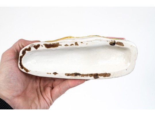 Pair Of Antique English Staffordshire Spill Vases