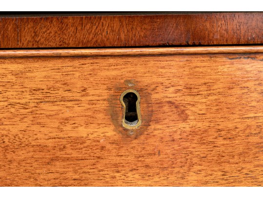 Antique Federal Bow Front Chest Of Drawers, Ca. 1800-1820