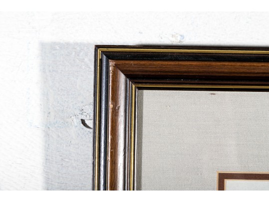  Framed 1890 The Hamilton Electric Co. Ontario Gold Bond $1000 Certificate With Others