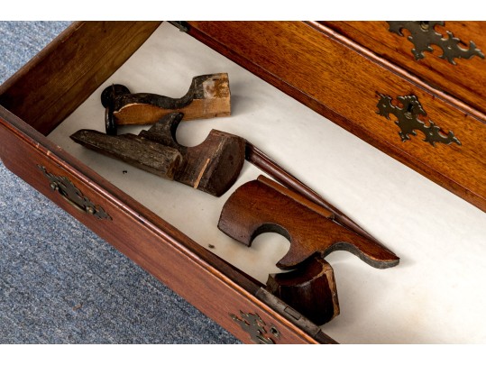 Antique Slant Front Secretary Cabinet, For Repair