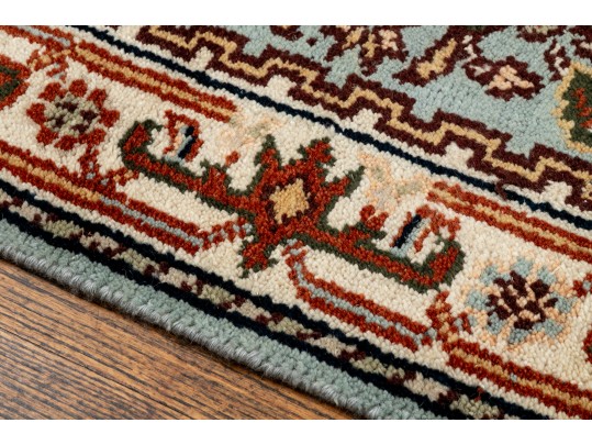 Gorgeous Handknotted Wool Serapi Runner Carpet, 10' X 2'-7