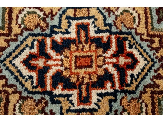 Gorgeous Handknotted Wool Serapi Runner Carpet, 10' X 2'-7