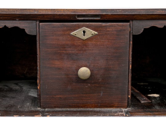 Antique 19th Century Slant Top Secretary Chest