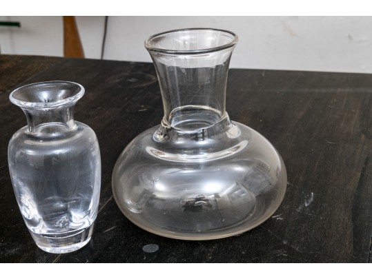 Vintage Simon Pierce Vase And Carafe