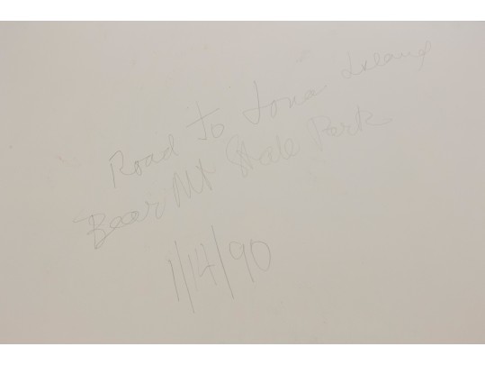 William L. Drake (Canada, 1929-2019) Watercolor On Paper, Winter Landscape