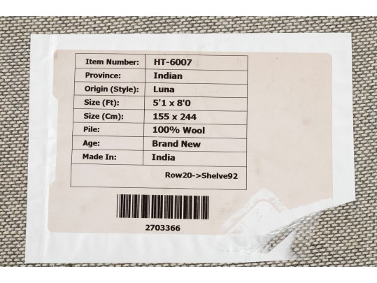 Handsome Indian 100% Wool 