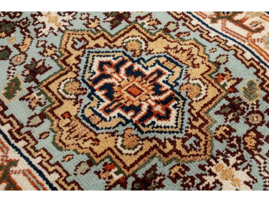 Gorgeous Handknotted Wool Serapi Runner Carpet, 10' X 2'-7