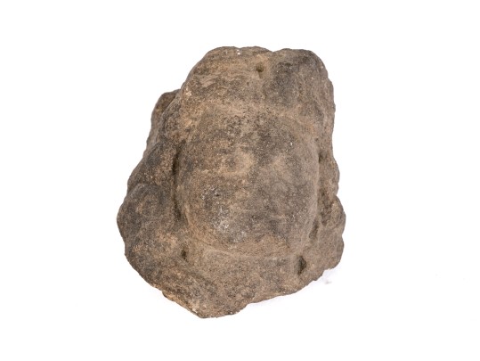 Carved Stone Buddha Head 