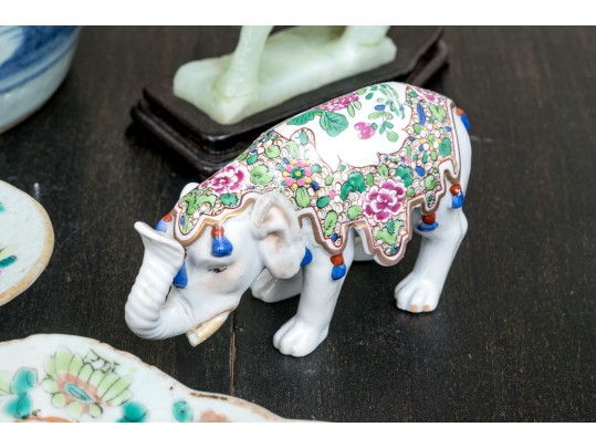 Collection Of 8 Assorted Asian Mixed Media Table Top Wares