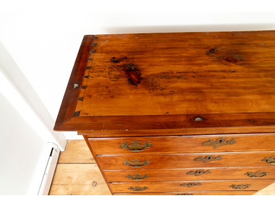 American Chippendale Tall Chest, Ca. 1780-1800