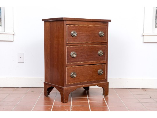 Antique Diminutive Three Drawer Chest