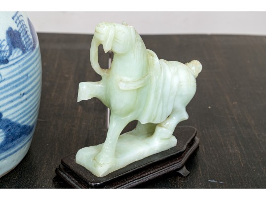 Collection Of 8 Assorted Asian Mixed Media Table Top Wares