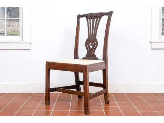 An Antique Chippendale Style Mahogany Side Chair