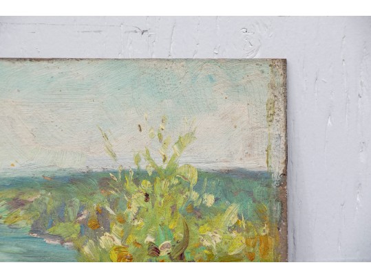 William A. Drake (1891-1979), Oil On Board - Coastal Scene - Unframed