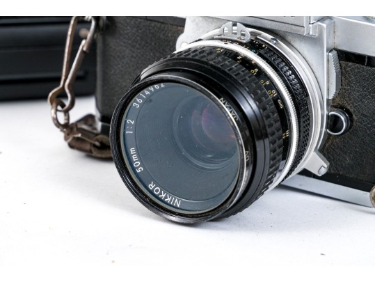 Group Of Vintage Cameras And Film