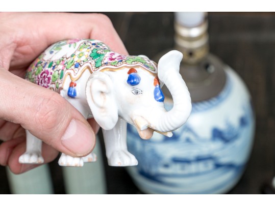 Collection Of 8 Assorted Asian Mixed Media Table Top Wares