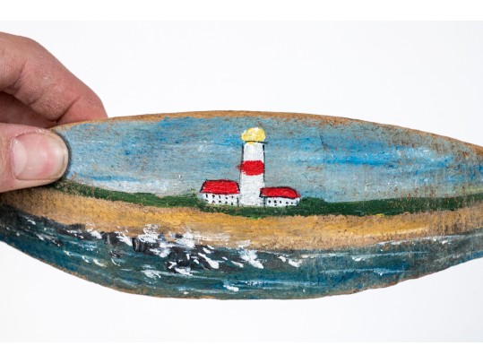 Eclectic Decorative Collection Of 12 Shell, Horn And Stone Items