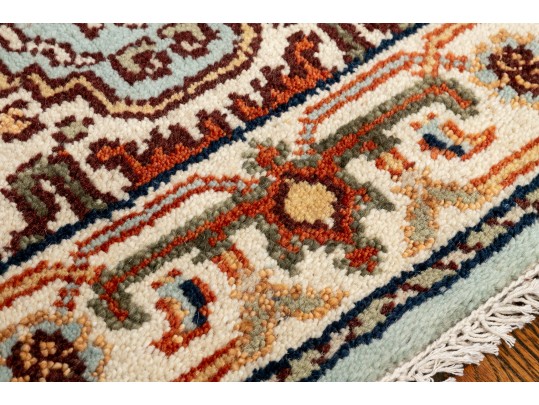 Gorgeous Handknotted Wool Serapi Runner Carpet, 10' X 2'-7