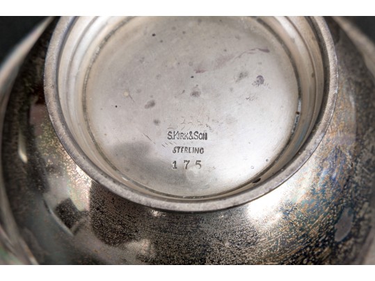 Collection Of Sterling Silver & Silver Plated Tabletop Items, 9.125 OZT, Weighable Sterling