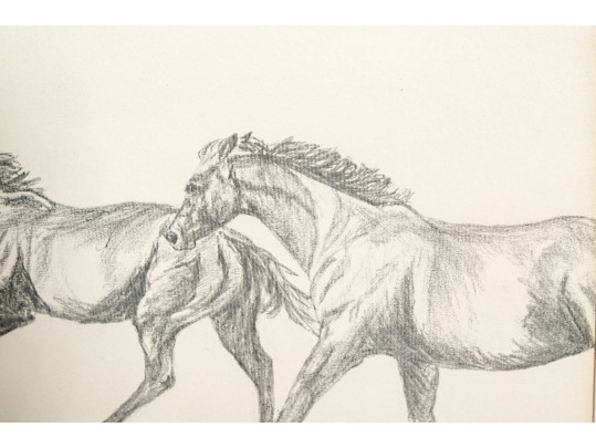 Assorted Collection Of Framed Equestrian And Surrealistic Prints 