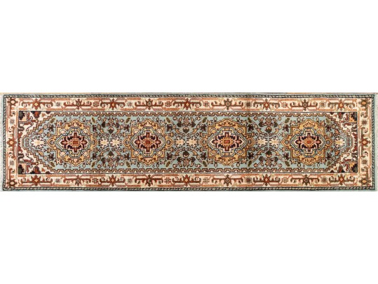 Gorgeous Handknotted Wool Serapi Runner Carpet, 10' X 2'-7