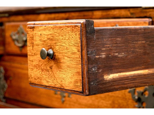 Antique Slant Front Secretary Cabinet, For Repair