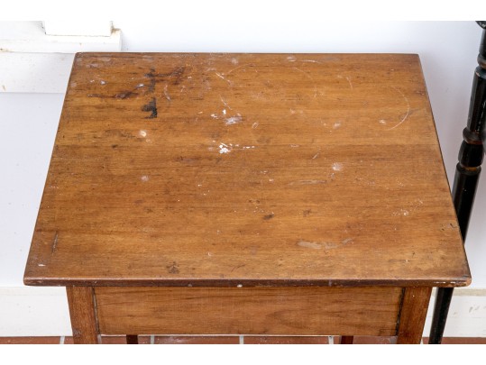 Collection Of 3 Antique Carved, Ebonized & Finished Side Tables - For Restoration