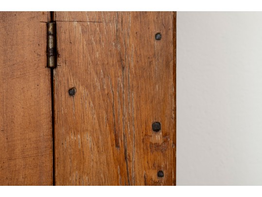 19th Century American Step Back Blind Door Cupboard