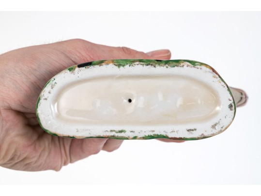 Lovely Pair Of Vintage English, Staffordshire Painted Ceramic Spaniels