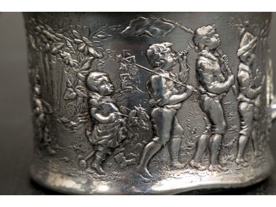 Gorham Repousse Sterling Silver Child Cup, 3.315 OZT