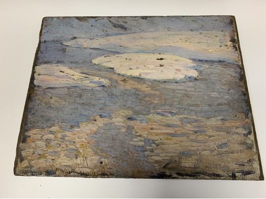 William A. Drake (Canada, 1891-1979), Oil On Board, Autumnal Landscape With Lake