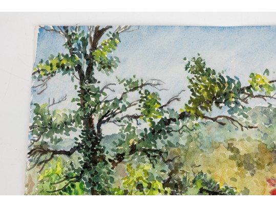 William L. Drake (Canada, 1929-2019) Watercolor On Paper, Landscape - Unframed