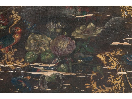 Collection Of 3 Antique Carved, Ebonized & Finished Side Tables - For Restoration