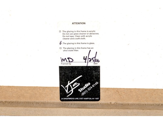 Pastel On Paper Abstract Landscape