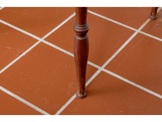 Collection Of 3 Antique Carved, Ebonized & Finished Side Tables - For Restoration